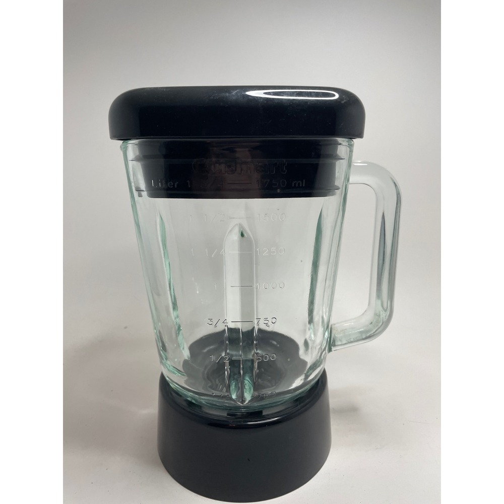 Cuisinart Unisex Blender Pitcher Jar Replacement 56 oz Glass Lid Base